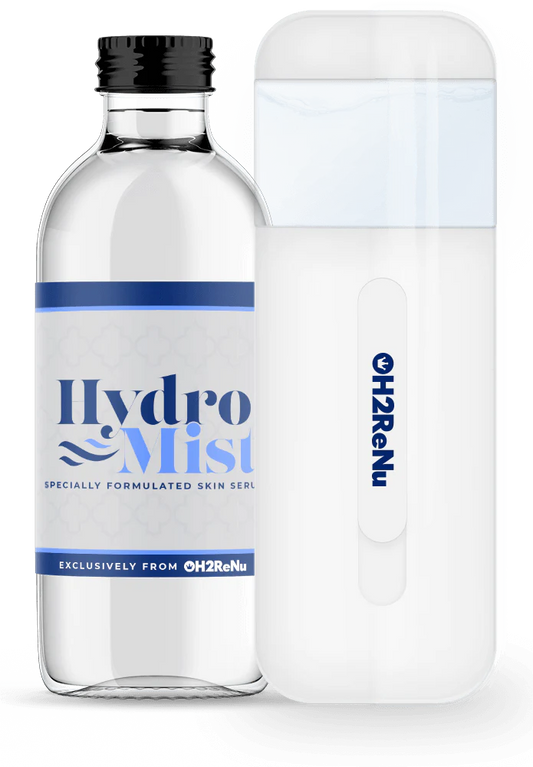 H2 ReNu Hydro Mist with serum bottle